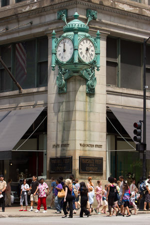 Marshall Field and Company Clock Chicago June 30, 2012-125.jpg